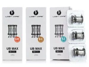 קואילים Lost Vape UB Max – חבילה של 3 יחידות